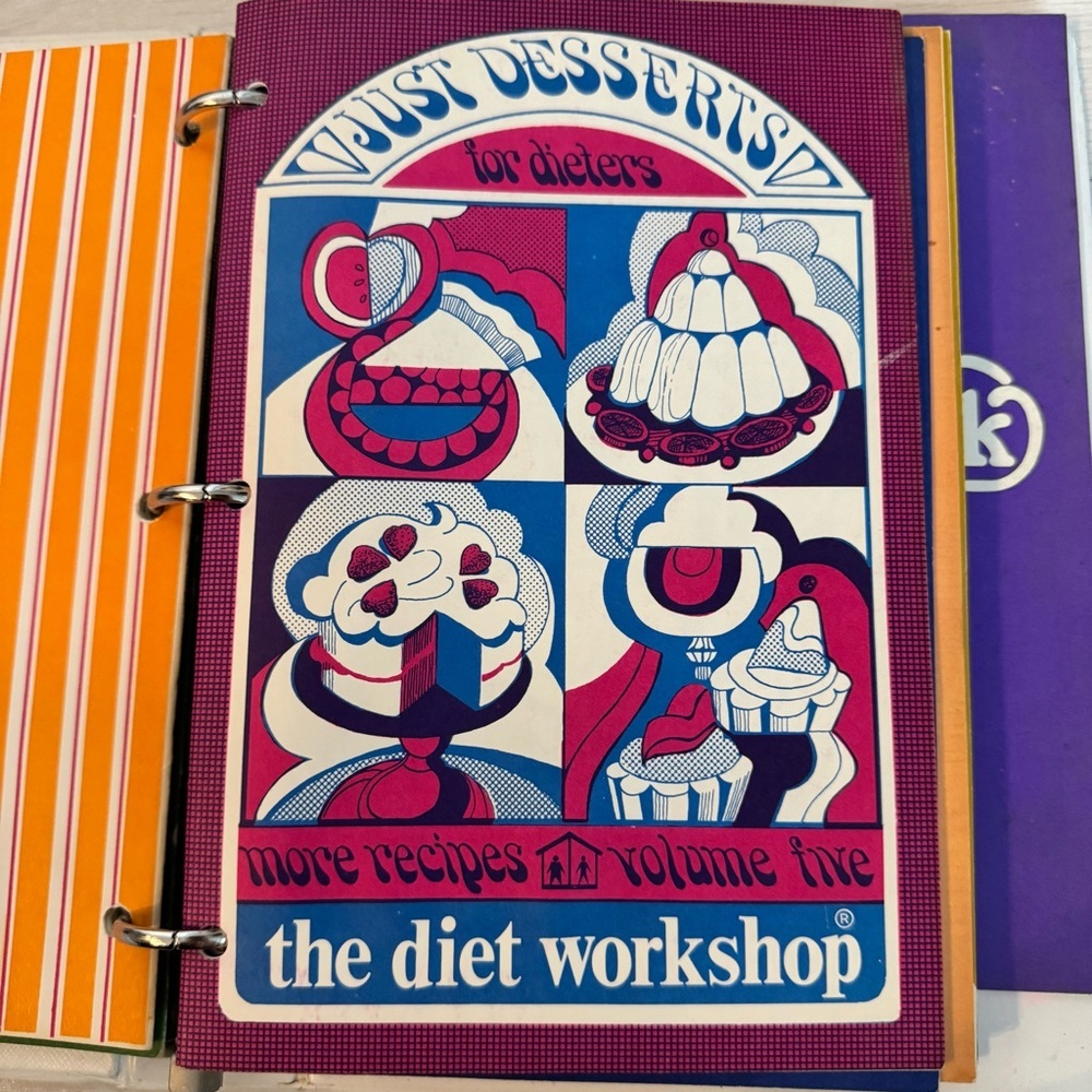 Vintage My Diet Workshop Recipe File Cookbook Binder 1979 - Picture 7 of 11